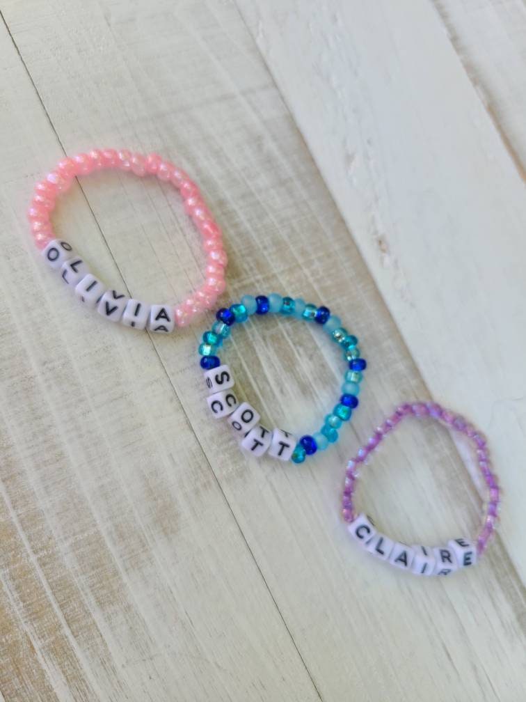 Baby Name Bracelets, Newborn Bracelets, Personalized Bracelet, Made to Order, Custom Baby Bracelets