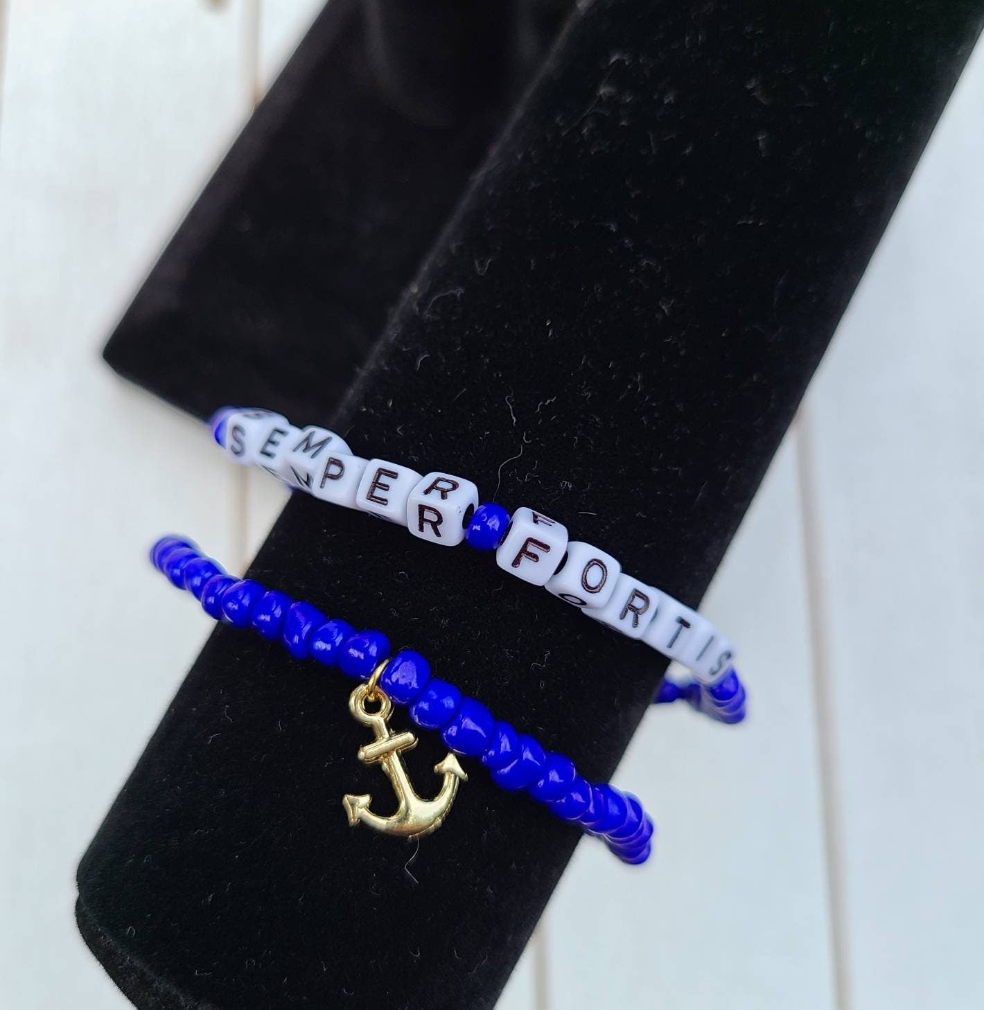 Military Bracelets, Navy Bracelet, Anchors, Semper Fortis