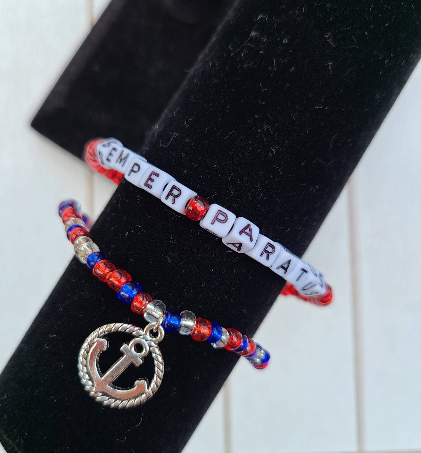Military Bracelets, Coast Guard Bracelet, Anchors, Semper Paratus