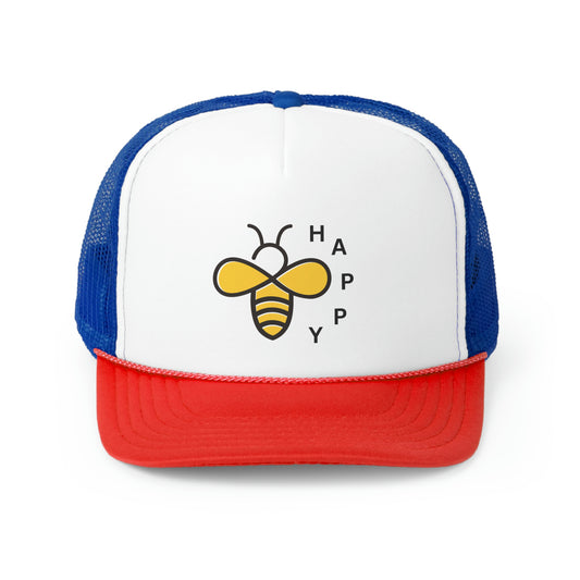 Bee Happy Trucker Caps