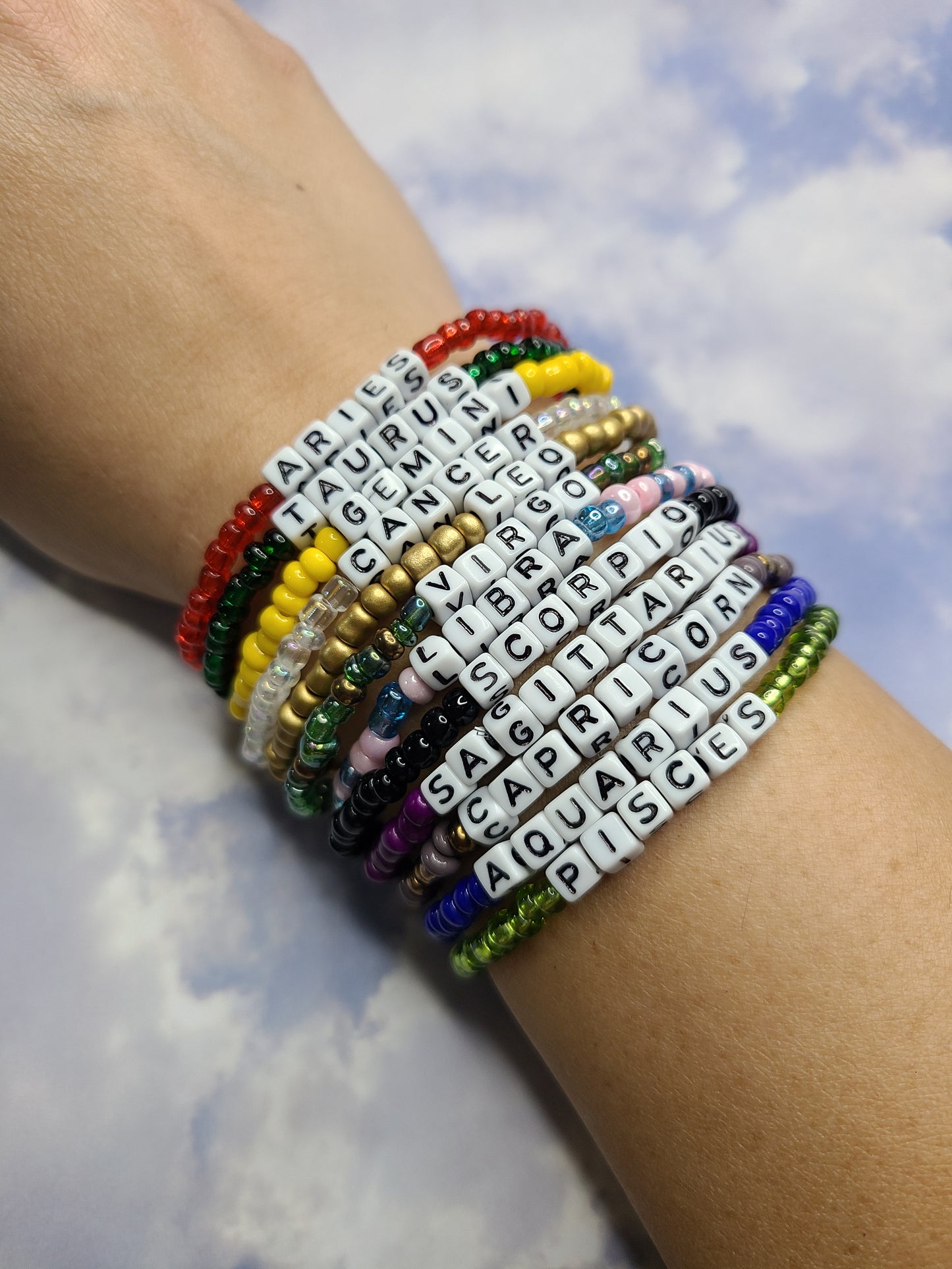 Zodiac Beaded Bracelets