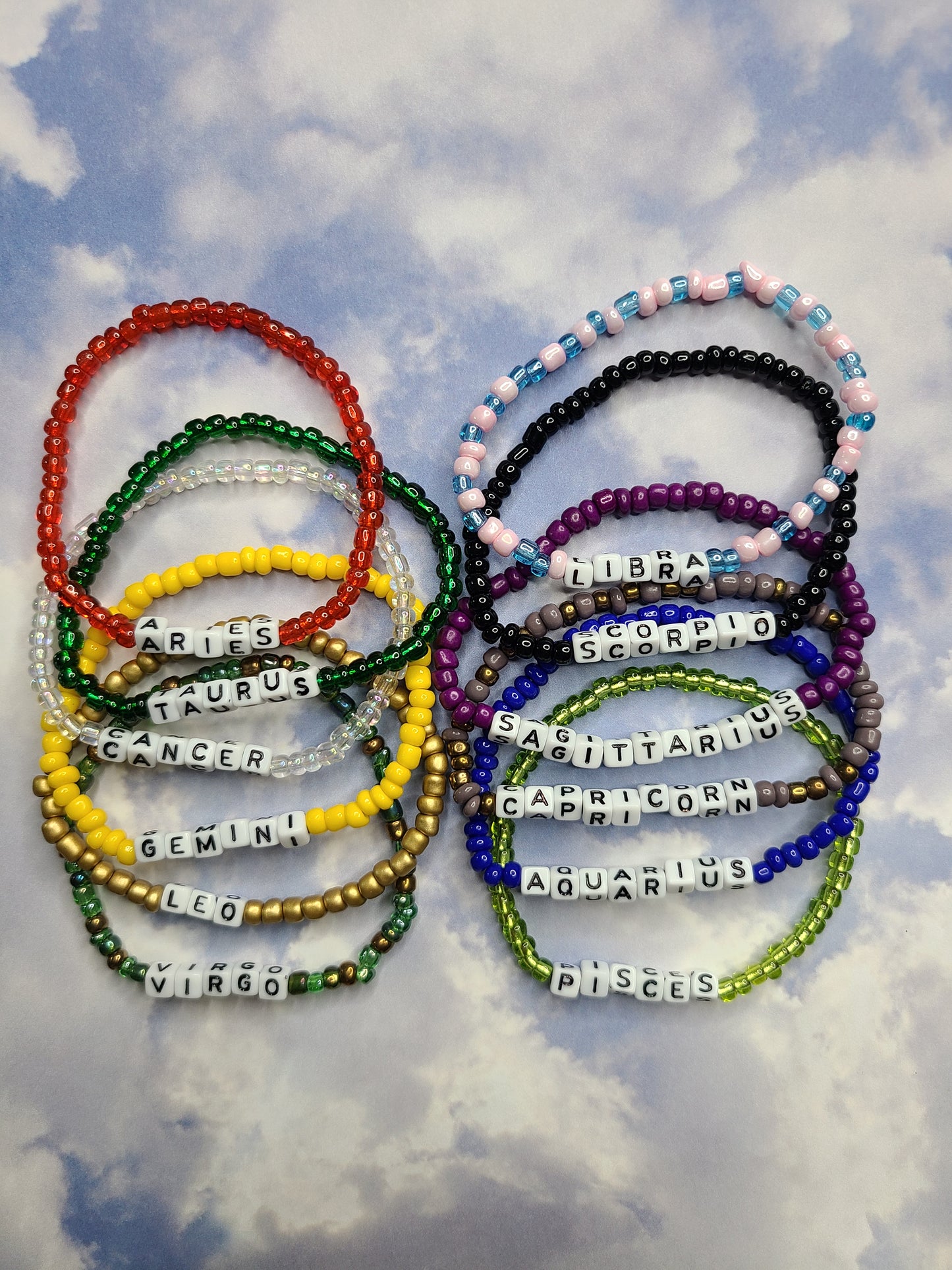 Zodiac Beaded Bracelets