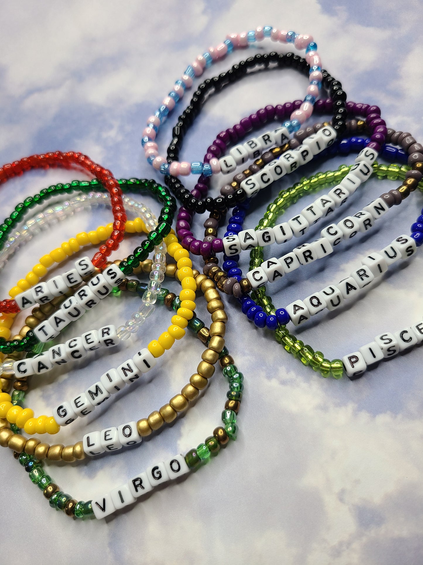 Zodiac Beaded Bracelets