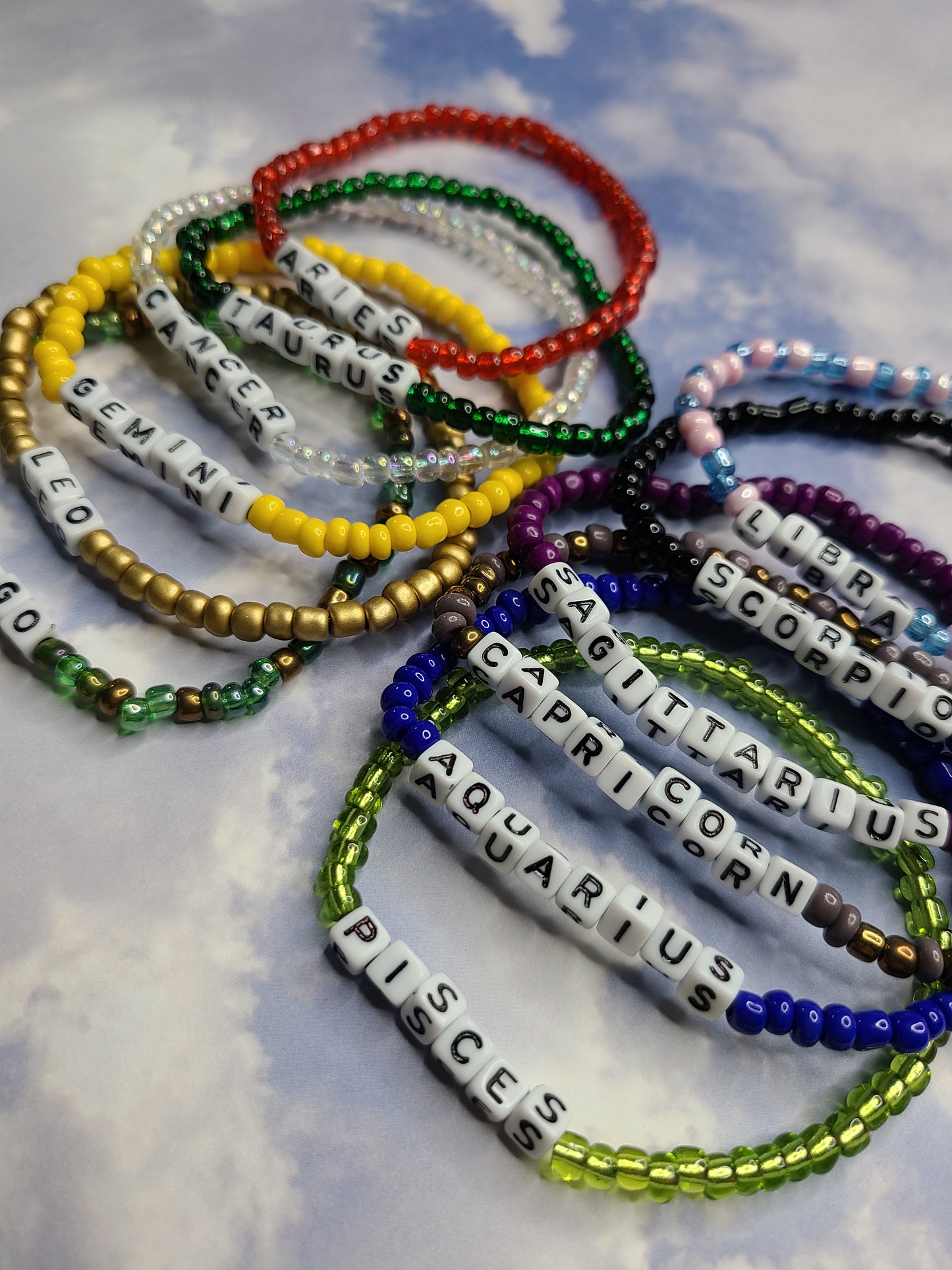 Zodiac Beaded Bracelets