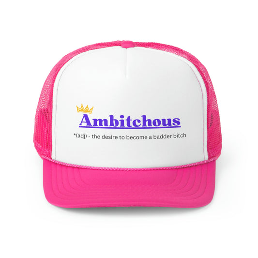 Ambitchous Trucker Caps, Trendy Trucker Hats, Best Friend Hat, Mesh Hat, Adjustable Hat, Funny Hats