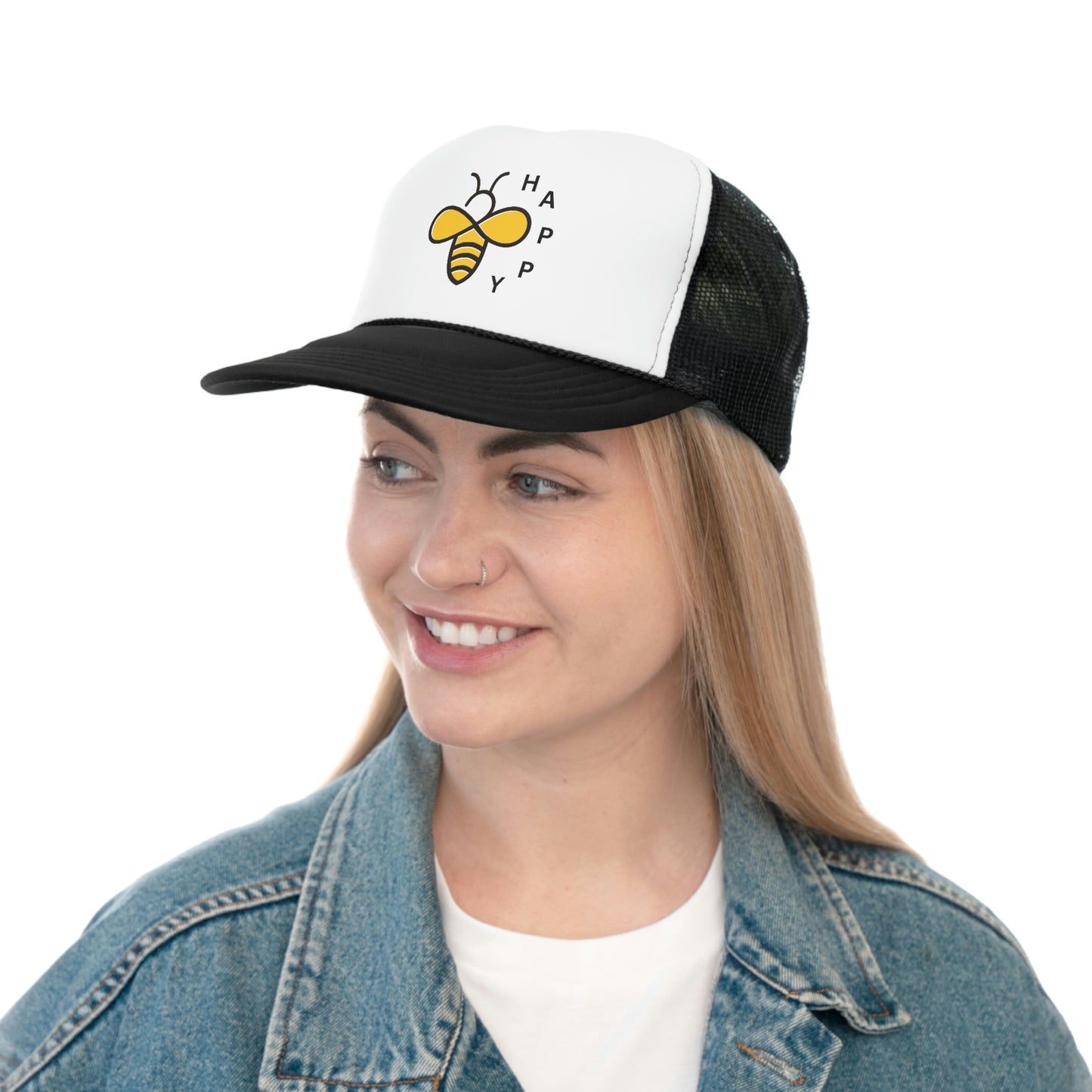 Bee Happy Trucker Caps