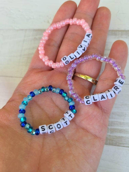 Baby Name Bracelets, Newborn Bracelets, Personalized Bracelet, Made to Order, Custom Baby Bracelets