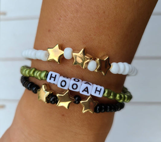 Military Bracelets, Army Bracelet, Hooah Bracelet, Hooah Jewelry