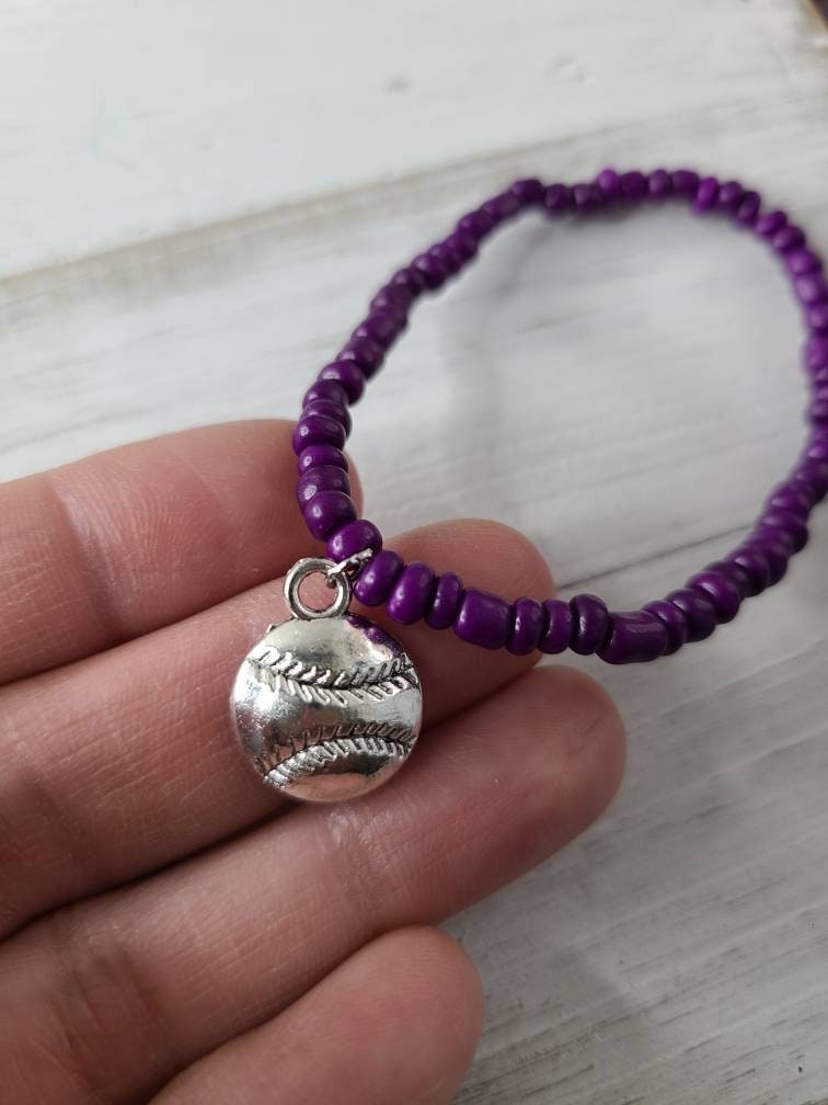 Baseball hot sale mom bracelet